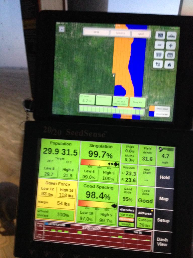alakner1's tweet photo. #vsetselect running like a dream in SD thanks to the guys @WolseyAgronomy @jayculver1 #MZB ! #precisionplanting http://t.co/xp6L5V74a4