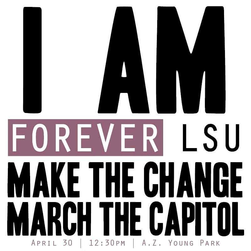 A_CommonName's tweet photo. March on the Capital Thursday. If you're a current LSU Student you should be there. #LSUBudget http://t.co/91tG2P9L1o