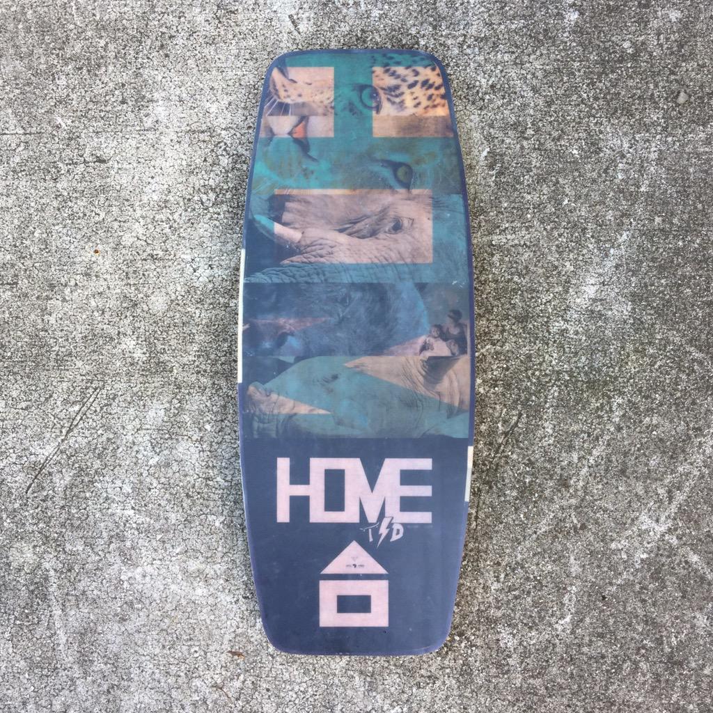 Check out one of the decks we recently made for Brett from ThrashDad. 103cm #big5 #homewakeskates #wakeskating