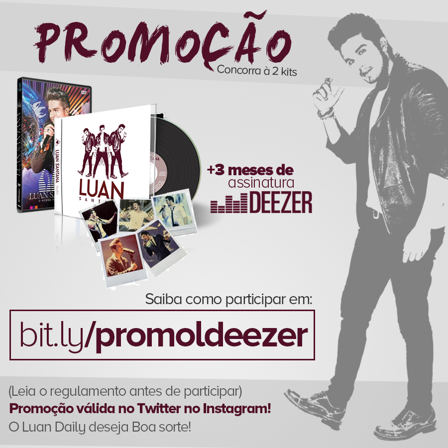 luansdaily's tweet photo. Concorra ao kit que nós juntamente ao @DeezerBrasil estamos sorteando! Participe já: http://t.co/5d4zaoiyYN http://t.co/LxH5awbOXf