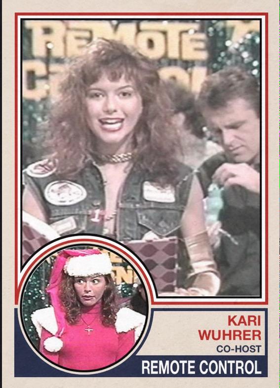 Happy 48th birthday to Kari Wuhrer, who entertained & I on the great show Remote Control. 