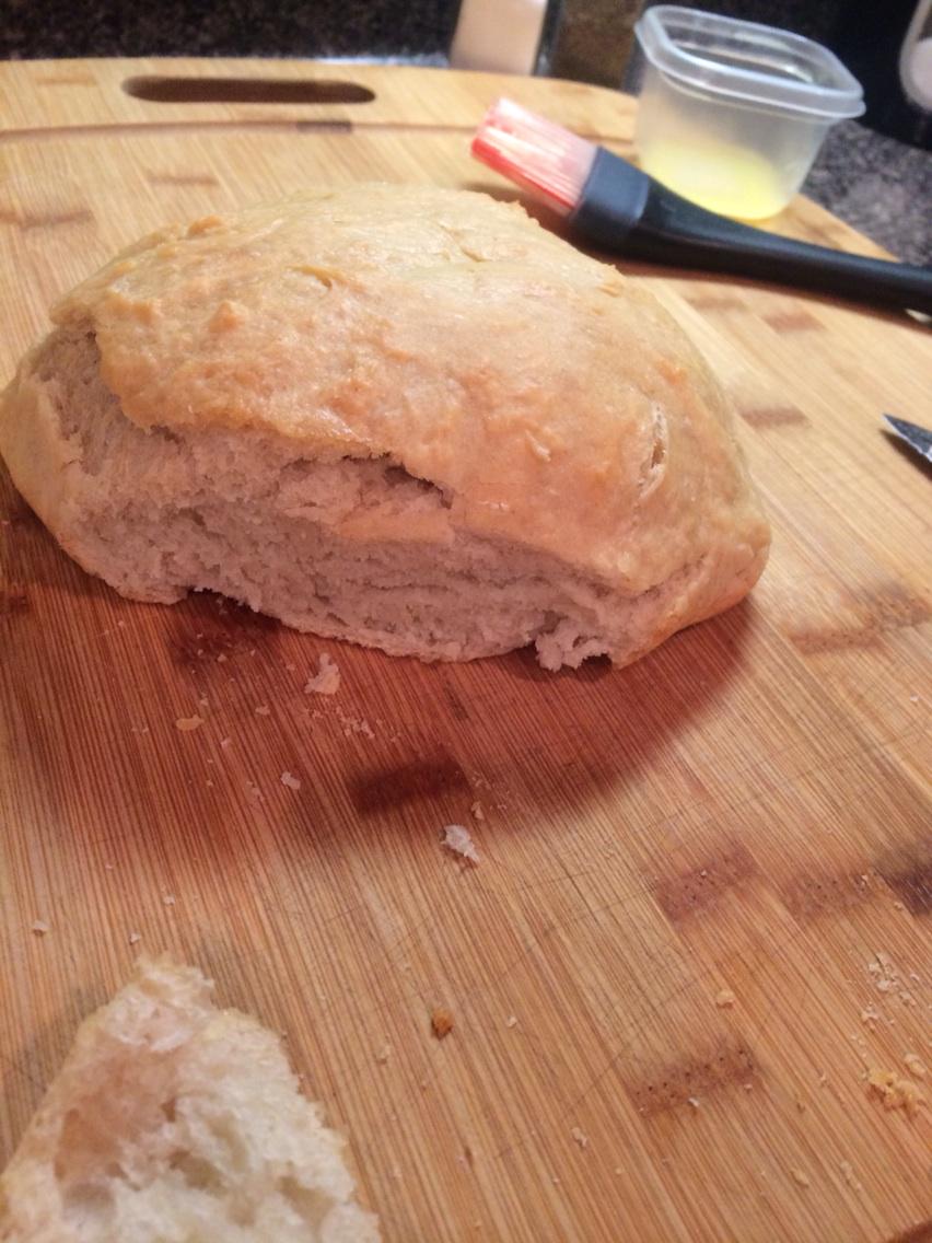 Grillmaster_AOP's tweet photo. First loaf of bread. Came out pretty good http://t.co/3p1WnLyl9T