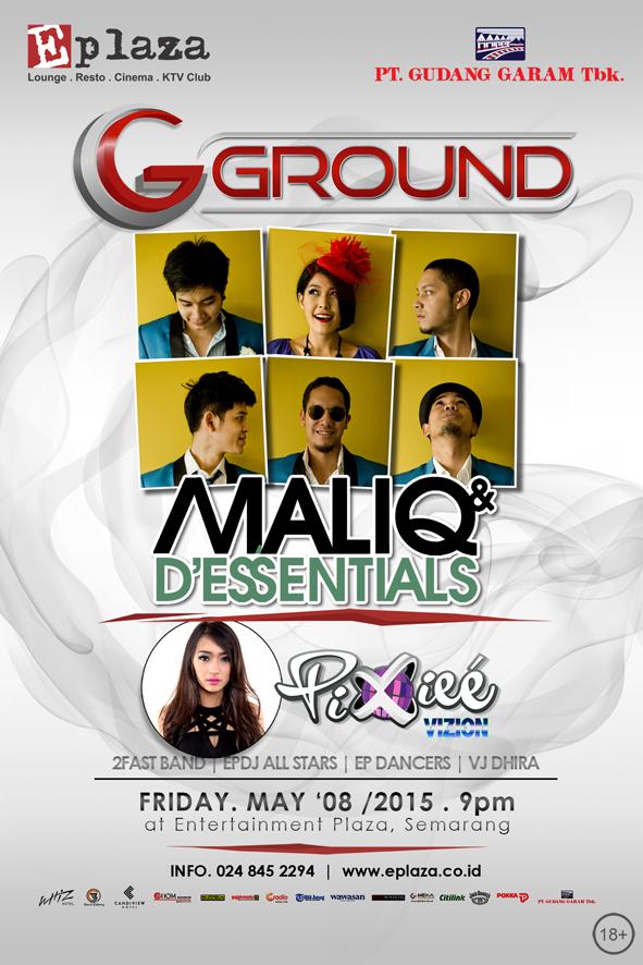 EPlazaSMG's tweet photo. #Semarang prepare your self Friday, 8 May #LiveInConcert @MaliqMusic &amp; @Dj_Pixiee exclusively #ELounge http://t.co/XjmproJgbX