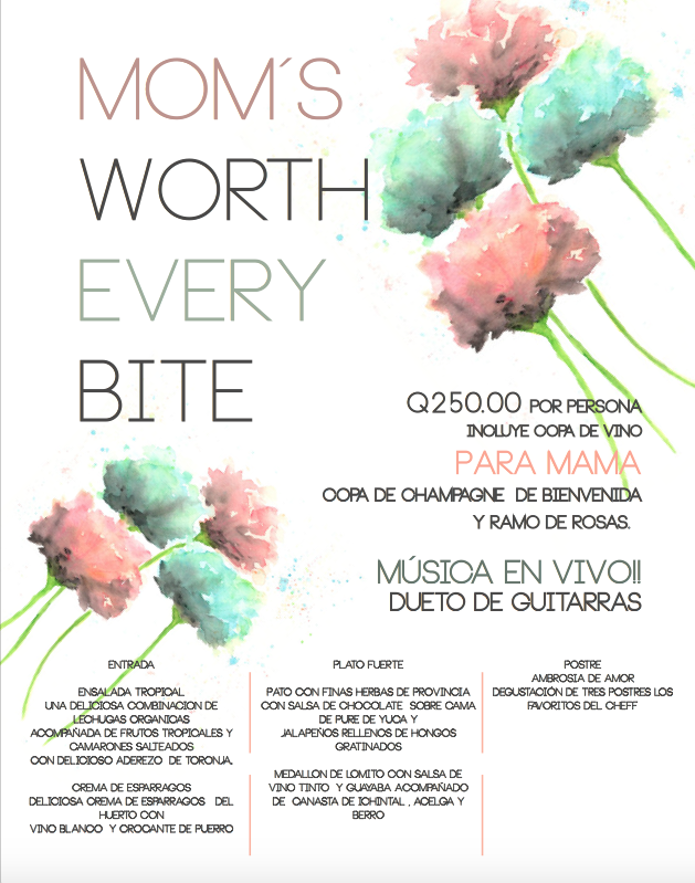 LosPasosHB's tweet photo. Celebremos juntos a Mamá, ven a almorzar o cenar a Restaurante Entre Campanas... contáctenos al PBX 7955-6262 http://t.co/DRiayeH83J