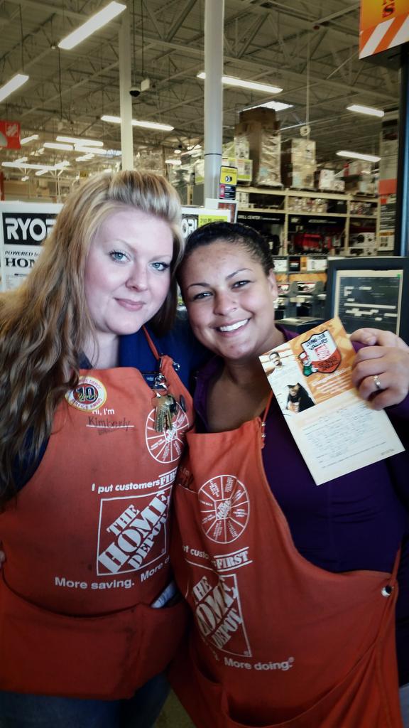 Thank you April for all your help driving the Homer Fund! #Takingcareofourpeople  <a href="/GilbertOrtiz17/">Gilbert Ortiz</a> <a href="/BellportHD8958/">BellportHomeDepot</a>