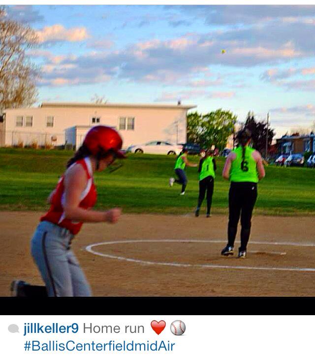 keller1's tweet photo. When your daughter hits a home run no big deal http://t.co/u69J8qd7K6
