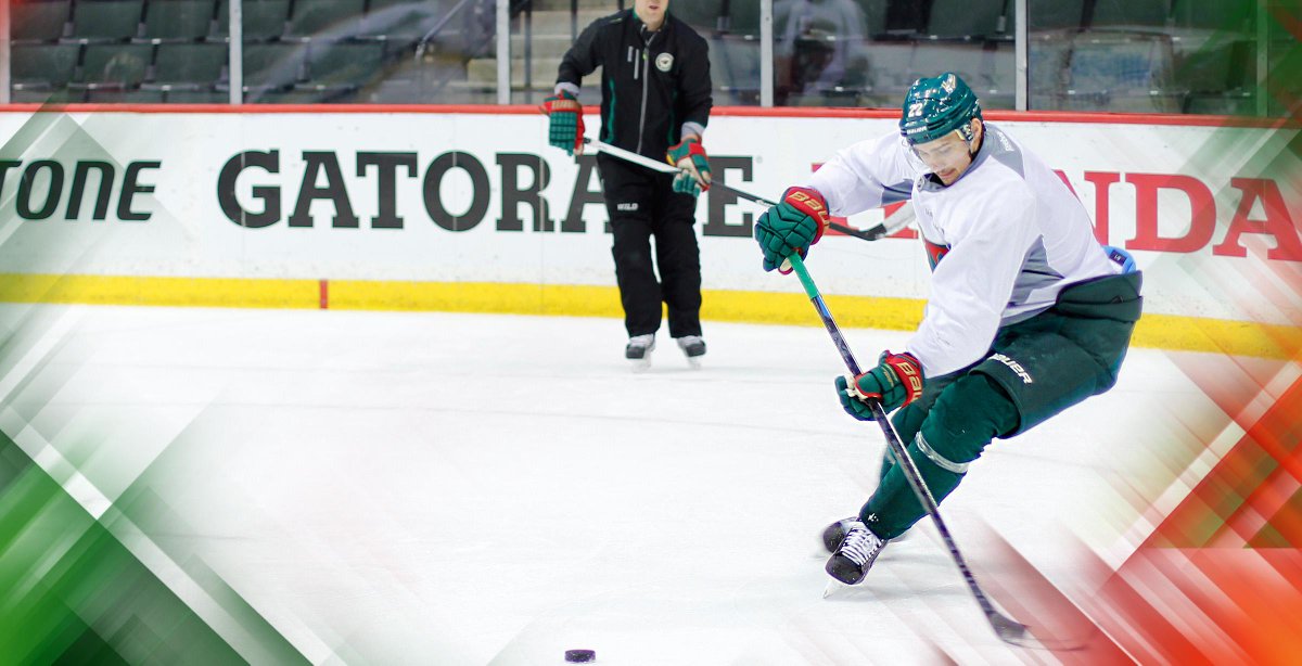 mnwild's tweet photo. #mnwild returned to the ice today at @XcelEnergyCtr. Go behind-the-scenes w/our 📷 Gallery → http://t.co/8dv0yosIEz http://t.co/CpLYLy55sZ