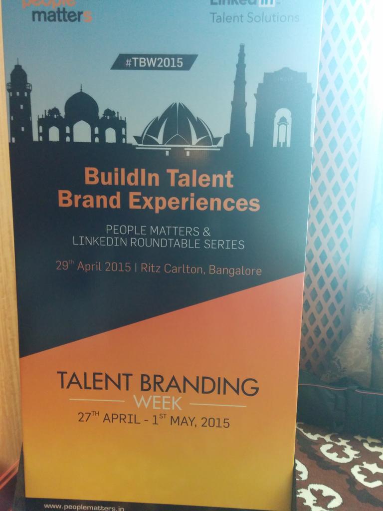 muthutarget's tweet photo. #TBW2015 Building Talent Brand experience  with @Anjana2789 http://t.co/la1ys8GF0a