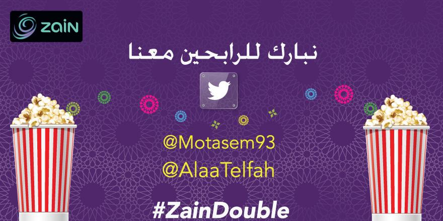 ZainJo's tweet photo. Congratulations for the winners of 1 year #Zain4GLTE doubled subscription.
@Motasem93 @AlaaTelfah
#Zaindouble http://t.co/JtF1s0lV7f