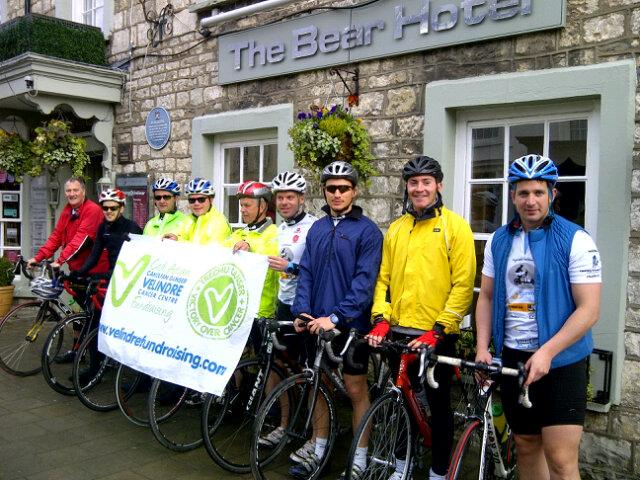 RT <a href="/Velindre/">Velindre Cancer Centre Fundraising</a>: Riders leaving the @bear_hotel for 193 mile journey for London wedding on Saturday raising funds!
