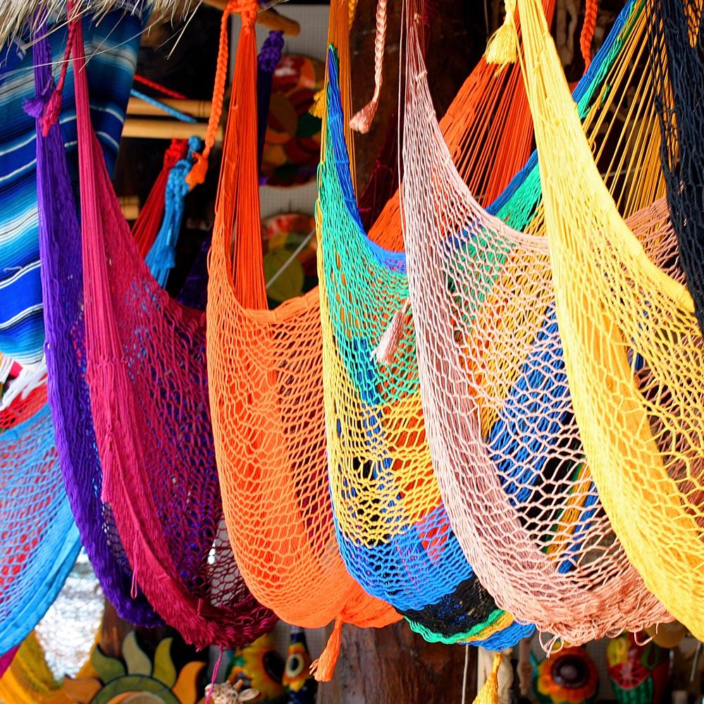 Hangmatten in Playa del Carmen, Mexico #reizen #rondreizen #travel #travelling #vakantie
