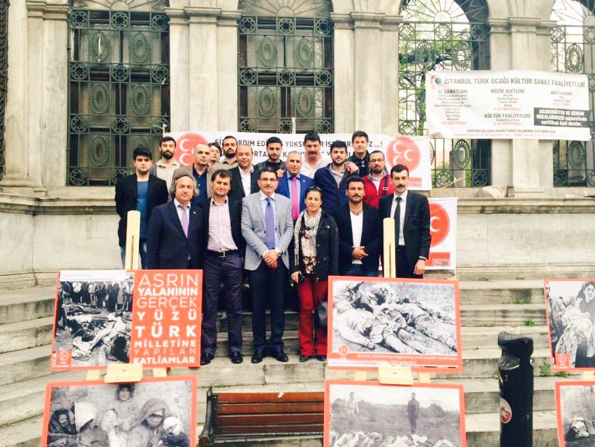 thak2023's tweet photo. "Asrın Yalanı" fotoğraf sergisini ziyaret edip Büyük Türkçü Ziya Gökalp'i dualarla yad ettik. http://t.co/Dnhol7PDJO