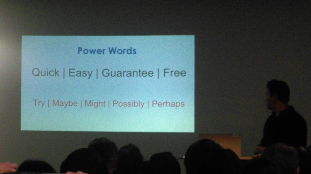 Headline power words from <a href="/BradForster/">Brad</a> #OMSyd #SEO