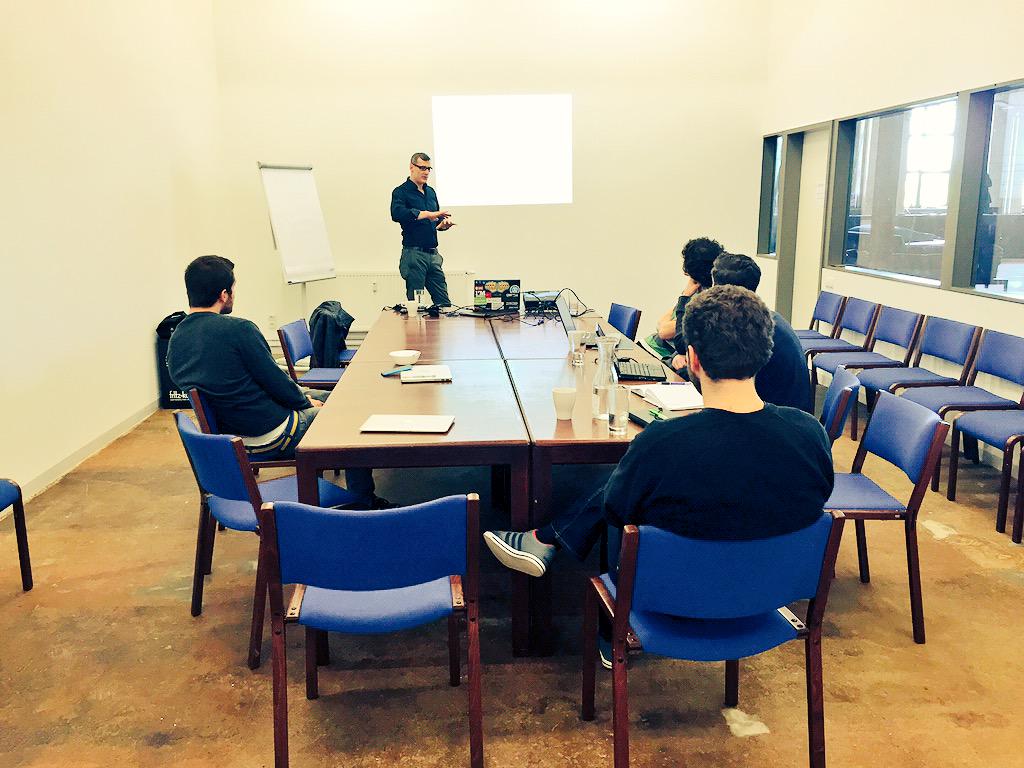 SpinLabLeipzig's tweet photo. Thanks @AlexKoelpin,@WestTechVC for a great lecture about VC-Convincing @Ekoio_Info @Preparo1 @Merolt_GHP @conbox_tv http://t.co/QrGZiRhu71