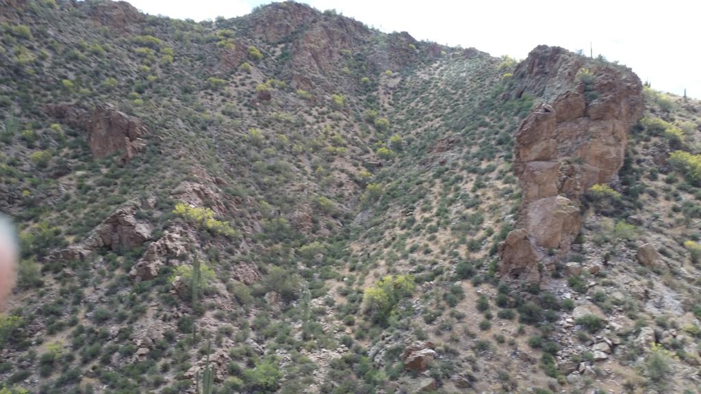 Beautiful mountain on the Apache trail tour. #TempeFAM2015