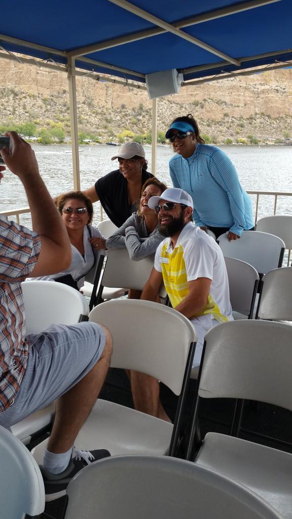 Fun on the Desert Belle. #TempeFAM2015