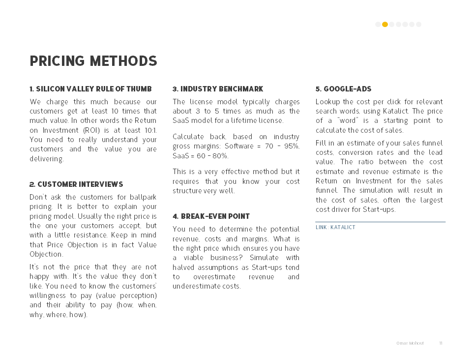 omohout's tweet image. 11 different pricing methods: 1-5 leanpricing.co
#GoTechEU