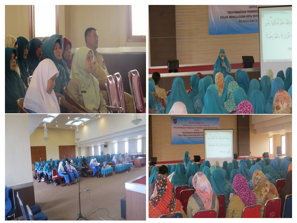 Melalui Pelatihan Kader Pokja I,II,III, IV dan Sekretaris "Kita Optimalkan Pembinaan di Posyandu serta Poktan-poktan"