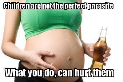 AsclepiusStaff's tweet photo. A perfect parasite does not exist, not even your baby. http://t.co/5B9nogbDJ7