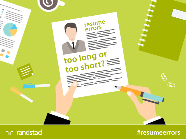 RandstadIndia's tweet photo. The length of the resume matters more than we think it does. #ResumeErrors http://t.co/Aqcw0HA980