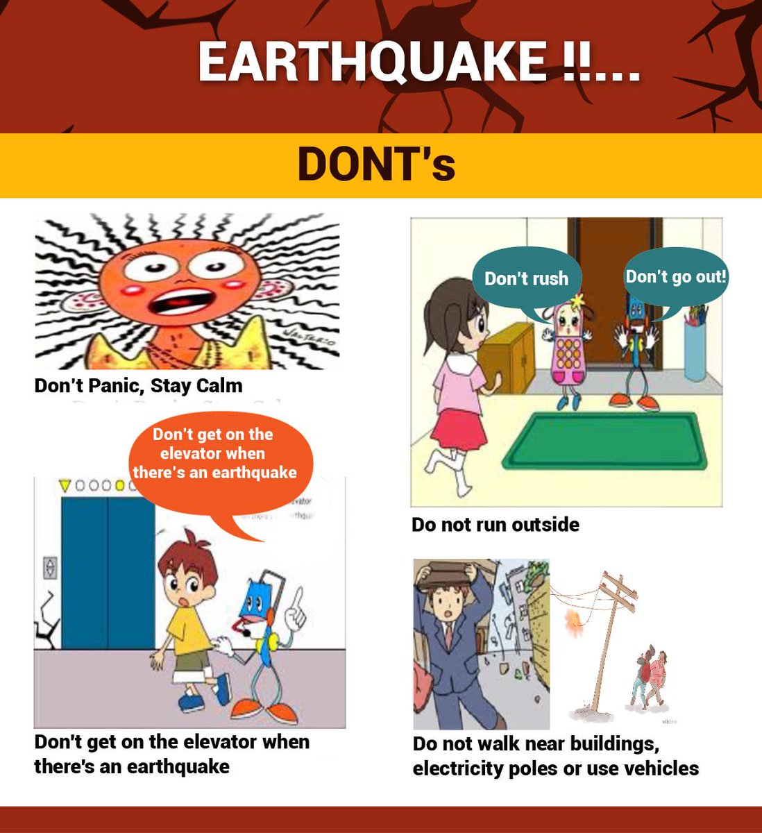 Dos And Donts During Earthquake Do's And Don'ts Of Conveyor Safety