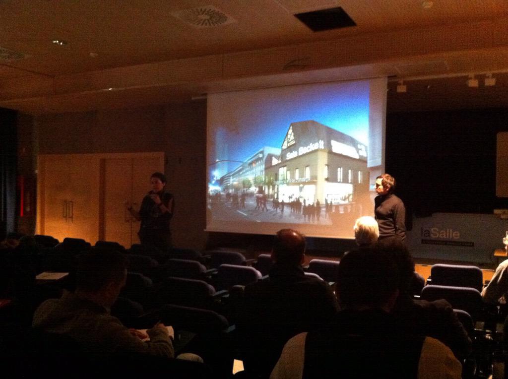 FloresyPrats's tweet photo. Ayer en @LaSalleBCN #lsarq hablando sobre el concurso de la @salabeckett. Gracias a todos los asistentes! http://t.co/sqv7HtAOtj