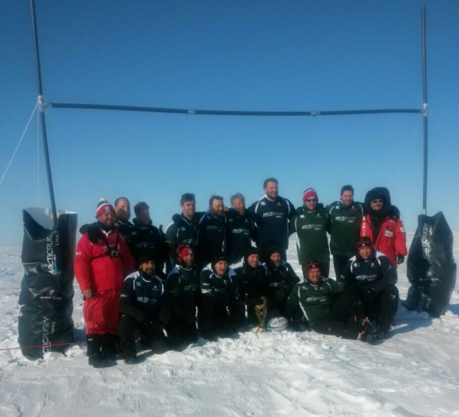 charityspoon's tweet photo. We couldn't be prouder. Our awesome #ArcticChallenge-rs are #rugby World Record setters! Incredible guys, inspiring! http://t.co/UAKN3mwTmt