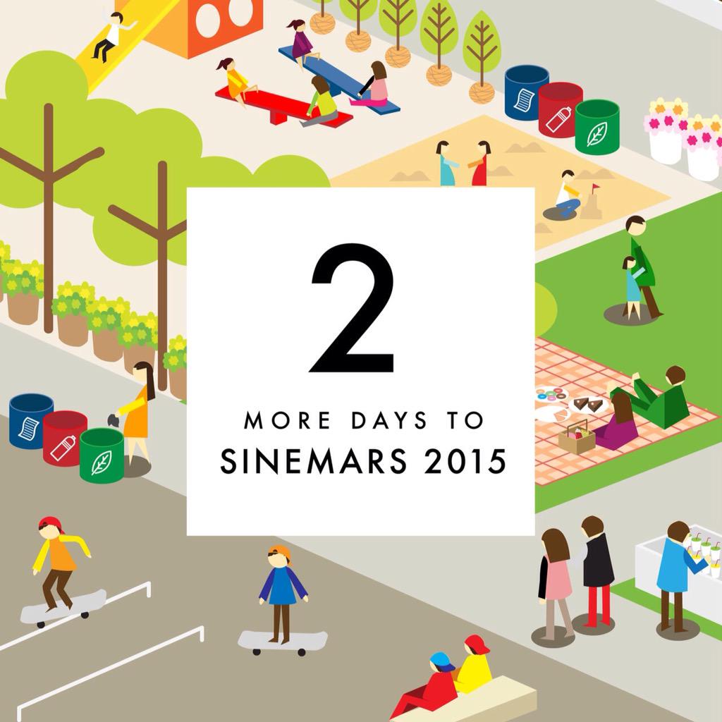 It's only 2 more days to SINEMARS 2015!
Untuk informasi lebih lanjut, follow twitter dan instagram @sinemars2015!