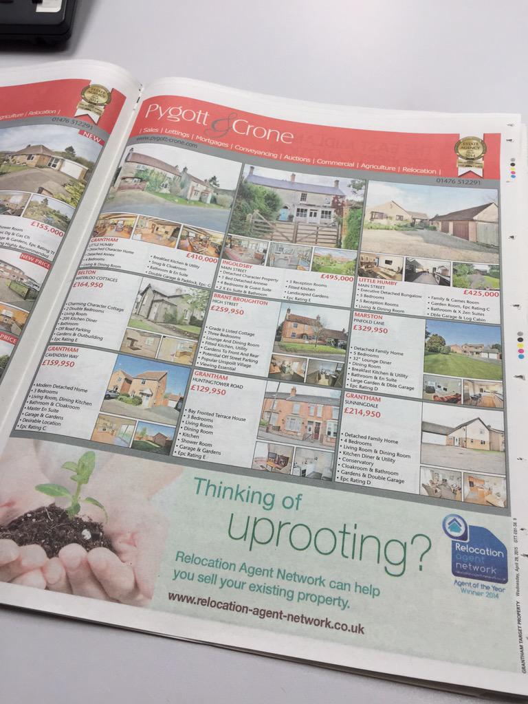 Thinking of relocating to #Grantham call <a href="/PygottandCrone/">Pygott & Crone</a> <a href="/RelocationAgent/">Relocation Agent Network</a> The relocation expert <a href="/GranthamTarget/">Grantham Target</a>