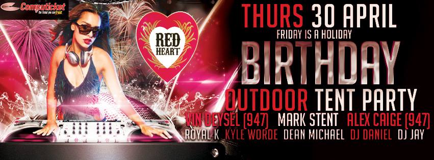 Where2PartyJhb's tweet photo. TONIGHT @TigerTigerJHB #DontMissOut on B-day Outdoor Party FT- @DeanMichaelSA @DJJay_rsa @DJDanielSA @kyleworde http://t.co/2MihMT35Ma
