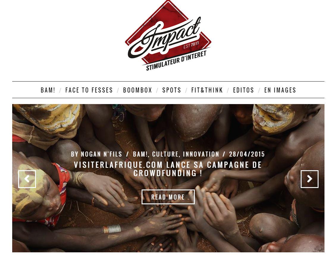 VisiterlAfrique's tweet photo. @impactwebzine parle de nous et de notre campagne de #Crowdfunding. http://t.co/8ukBcWi15l http://t.co/zqstyEFntj