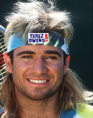 Looking like a popstar in the 80s, more than a tennis player, its a Happy 45th Birthday to Agassi!! 
