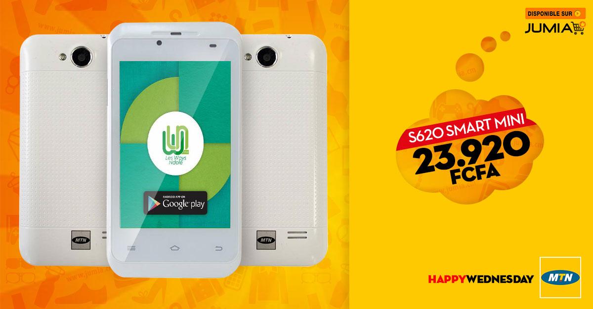 JumiaCameroun's tweet image. Télécharger #LwnApp @LesWaysNdole sur votre #smartmini | C'est #happywednesday sur jumia.cm/mtnshop