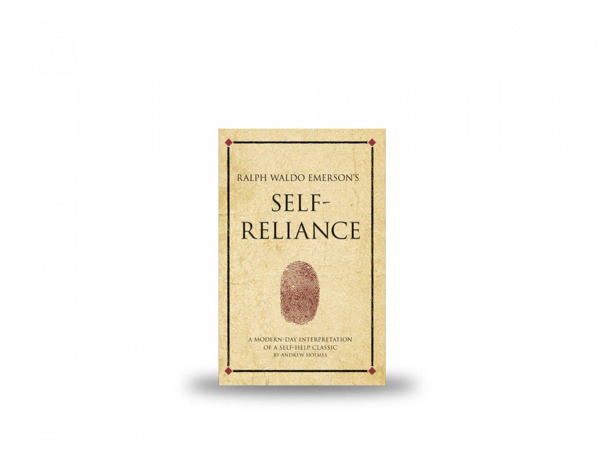 EsquireUK's tweet photo. The books that'll make you a better man, including Ralp Waldo Emerson's Self-Reliance: http://t.co/JURawnTy2Q http://t.co/D2aXECD1Fu