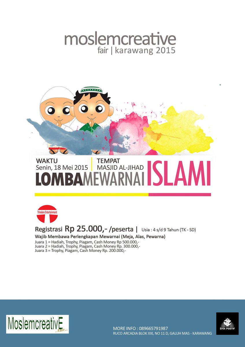 Efek Positif Twitter Lomba Mewarnai Tema Islam Cc Cellicanurrach Kemuningtv