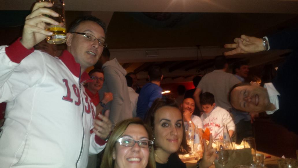Gran serata con i nostri amici. #meninred. Ci vediamo al Forum! <a href="/OlimpiaEA7Mi/">Marquis Thompson</a> <a href="/suppolimpia/">supporters_olimpia</a>