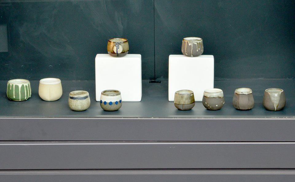 CSMCeramics2015's tweet photo. Joana Cartaxo and Dom Upson's work on display at the @PangolinLondon Gallery, York Way. http://t.co/mFDTFGTxaa