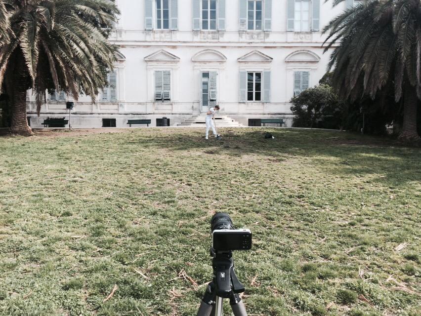 . @leannewijnsma commission for White Hole in progress <a href="/villacroce/">Museo Villa Croce</a> -- opening Saturday, May 2nd