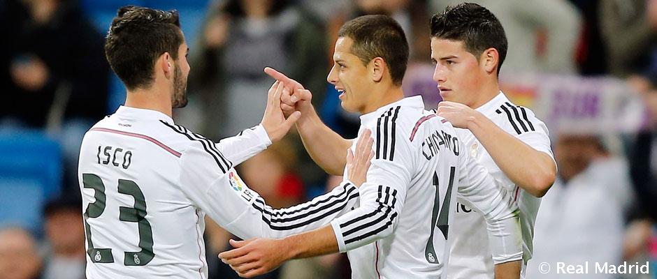 realmadrid's tweet photo. !Quedan 5 finales por delante en La Liga! Hoy recibimos al Almería en la carrera por La Liga.  http://t.co/aj6deTuiPs http://t.co/xW2LvgDxTL