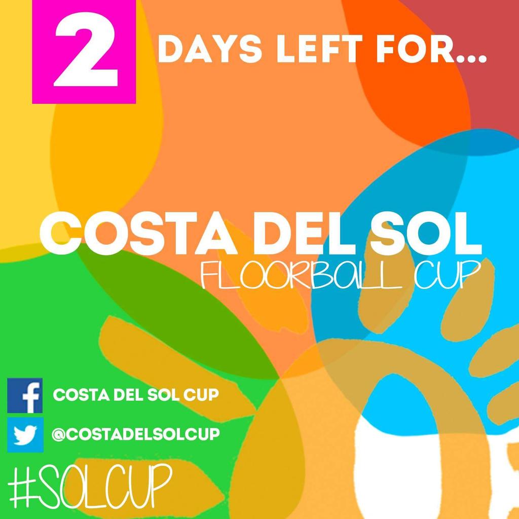 Sun, beach, party and #floorball in just 2 days #solcup Welcome to Costa del Sol Cup