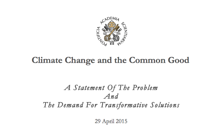 Greenpeace's tweet image. The Vatican lays down its ideas for how to deal with climate change grnpc.org/IgD0r