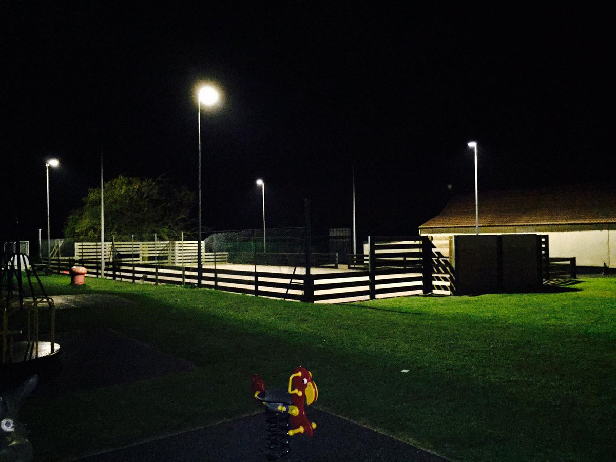 Here is one of the photographs we received by <a href="/GCSAlarmsLtd/">GCS Alarms Ltd</a> after they installed our 93w street lights.