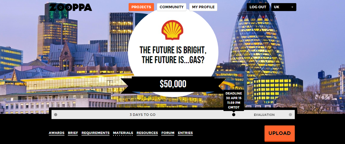 UE's tweet photo. Shell attempts to manipulate millenials into thinking gas is the future with Vice style video http://t.co/Kj2AWNV6yP http://t.co/7nMfQ24Ogs