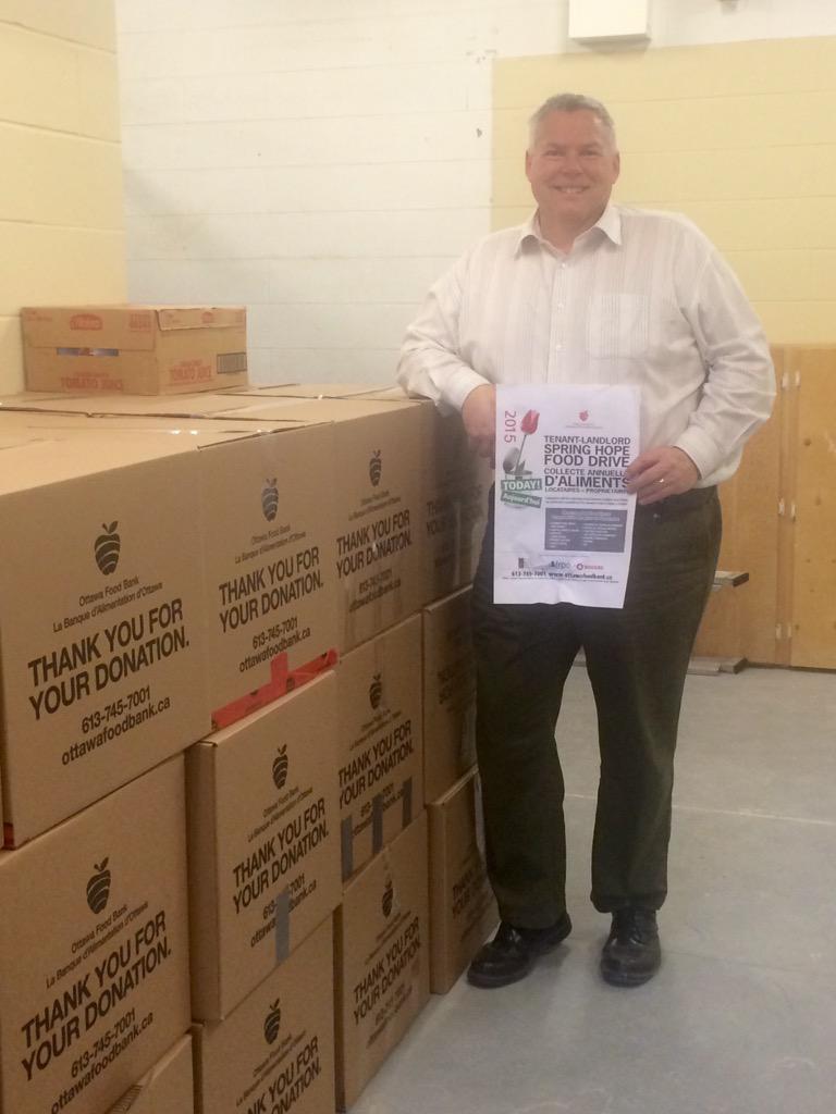 AccoraVillage's tweet photo. We collected 56 boxes for the #SpringHopeFoodDrive for @OttawaFoodBank http://t.co/5DsxCRtO59