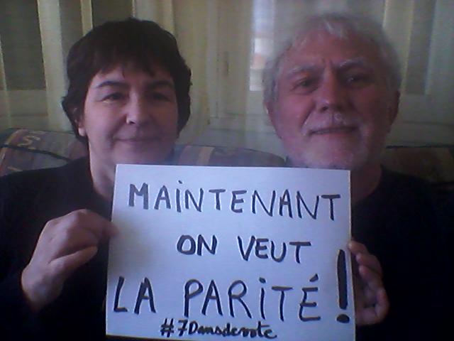 70ansdevote's tweet photo. Il y a 70 ans les françaises votaient pr la 1ère fois... La parité c pour quand ? #70ansdevote http://t.co/7X7AS0nX89 http://t.co/mN1uxZJwFD