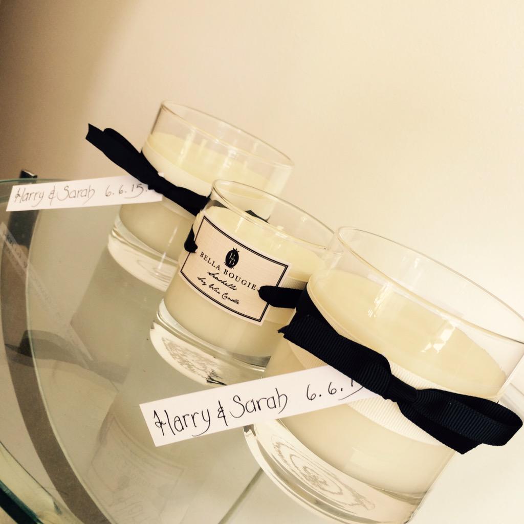 My new "Seashells" scented candle ready to go to a beautiful Italian wedding! #essential oils #soywax #Personalised