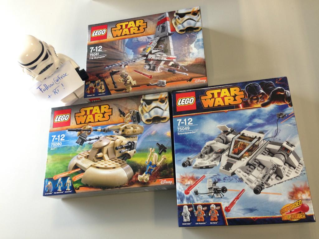 Fnac's tweet photo. CONCOURS│Follow + RT pour gagner ce lot de 3 boites #LEGO Star Wars ! #MayThe4thBeWithYou http://t.co/pBfMGSNJTo