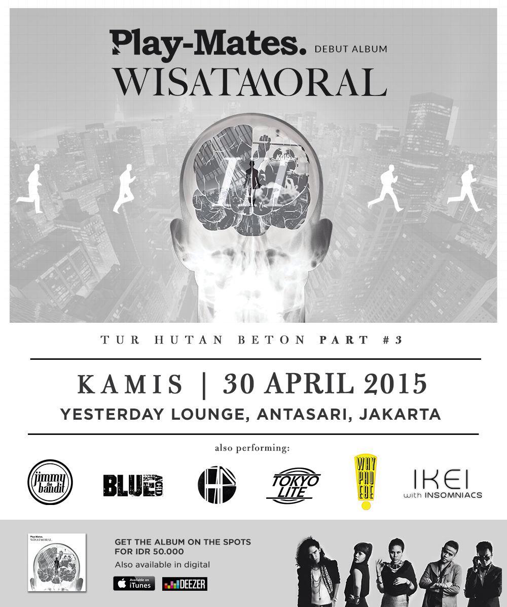 Besok <a href="/ypbmusic/">Why Phoebe</a> main bareng <a href="/playmatesmusic/">Play-Mates.</a> dan <a href="/JIMMYTHEBANDIT_/">Jimmy the Bandit</a> di yesterday lounge