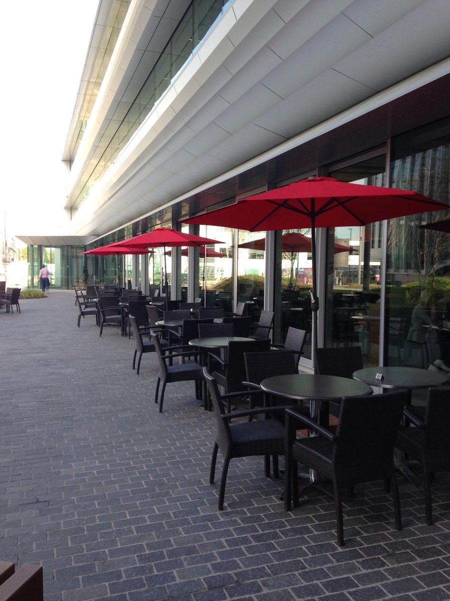 hire_eco's tweet photo. Brand new red parasols on hire, looking good :-) http://t.co/zTSpSmWrhW
