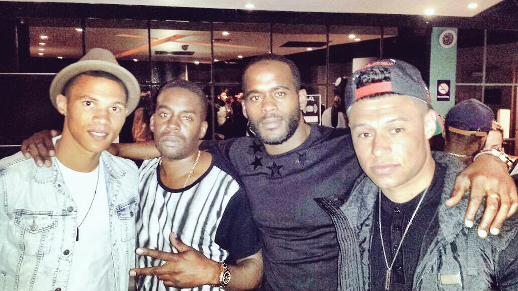blak_london's tweet photo. S/O all the ballers ⚽️ showing love backstage 💥💥💥💥 #indigo02 #tyga #blakfriday http://t.co/CFmxlhYC24